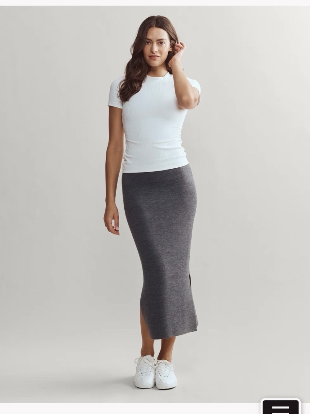 RHONE women’s Porto Merino blend sweater skirt size XS NWT